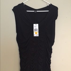 Black fitted Kenneth Cole top