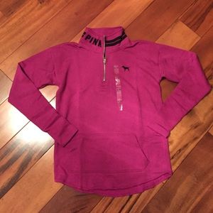 Victoria's Secret PINK half zip sweatshirt XS Victoria's Secret PINK half zip sweatshirt XS