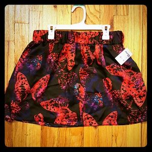 Charlotte Russe red and black skirt