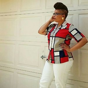 SOLD Vintage Polyester Blouse