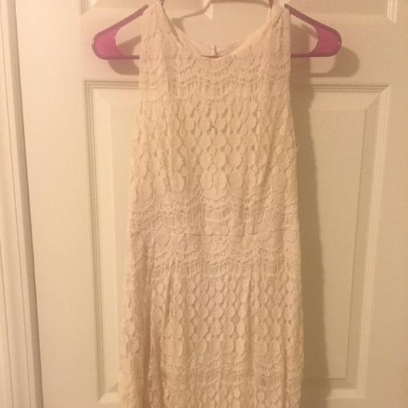High low lace dress