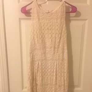 High low lace dress