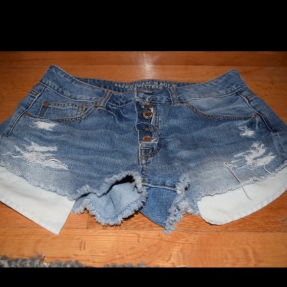 American Eagle High Waisted Jean Shorts