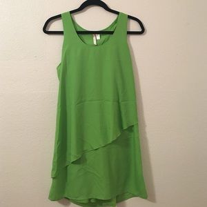 Lime Green dress by degrees from Macy's.