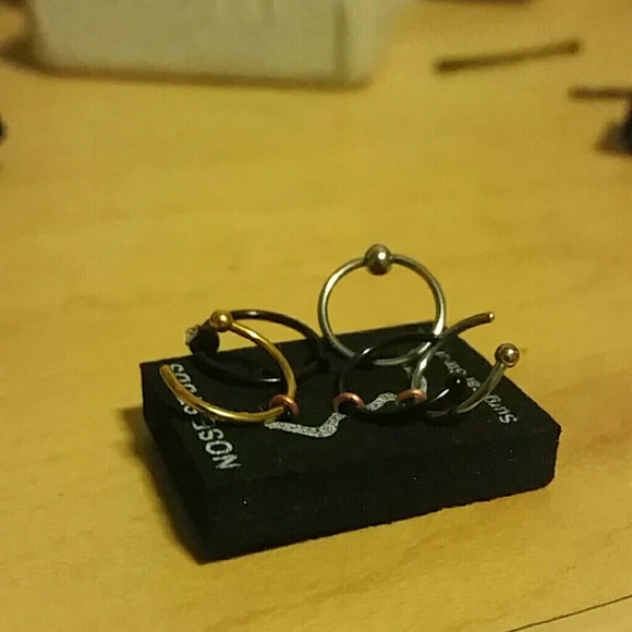 5 Nose Rings, multiple styles - Picture 1 of 2