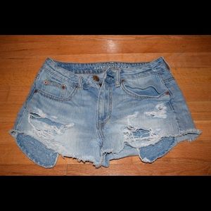 High Wasted American Eagle Jean Shorts
