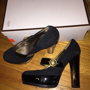 Coach Mary Jane platform pumps, size 6