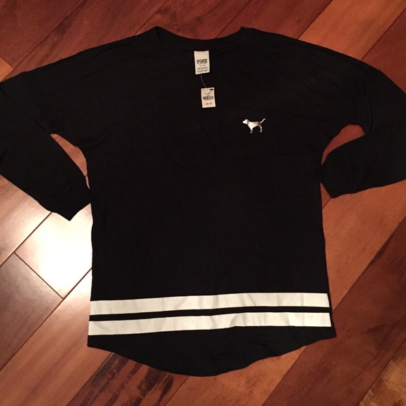 Victoria's Secret PINK bling varsity shirt XS - Picture 4 of 4