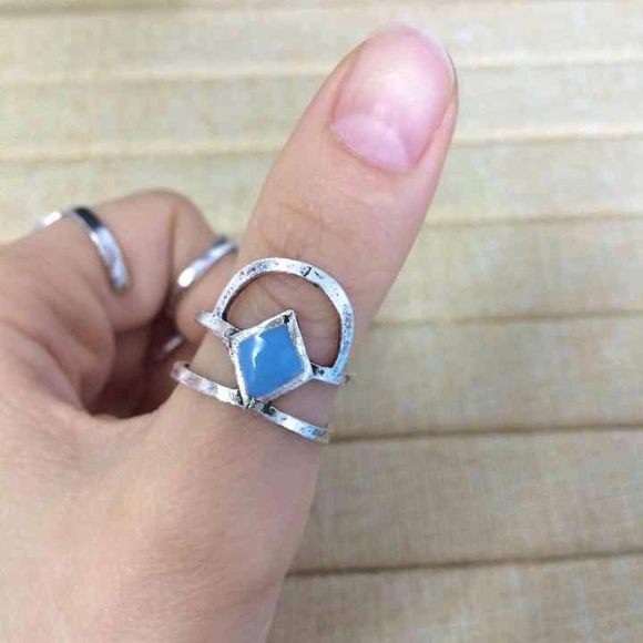 Boho silver Rings combination - Picture 2 of 4