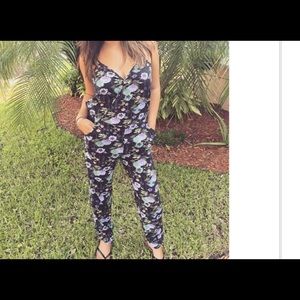 Floral jumpsuit