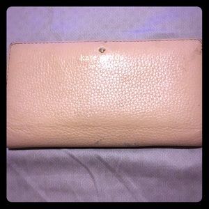 Nude Kate Spade wallet