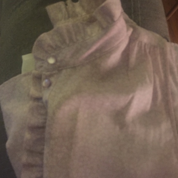 J. Crew Factory Ruffle Front Blouse - Picture 2 of 2