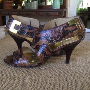 Michael Kors snake skin sandal