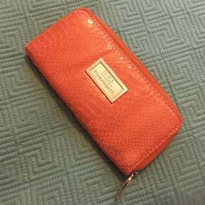 Burnt orange wallet