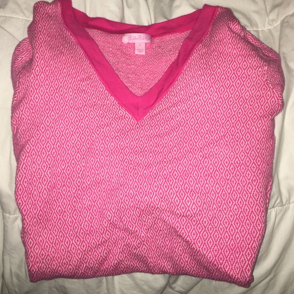 Lily Pulitzer Pink Sweater