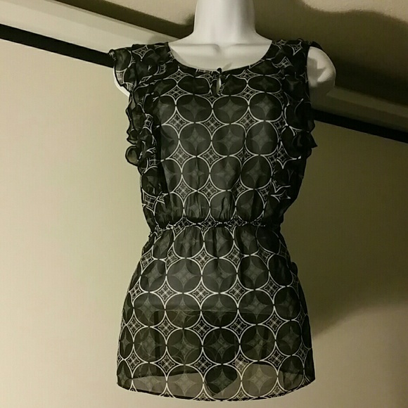 Banana Republic Sheer Blouse