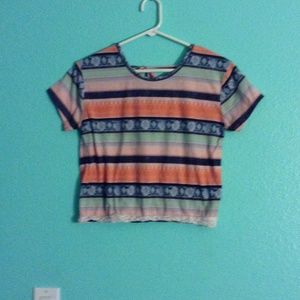 Colored crop top