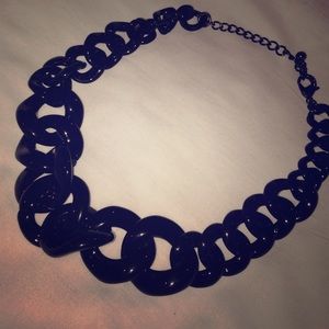 Black Chain Link Necklace