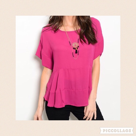 Magenta Top
