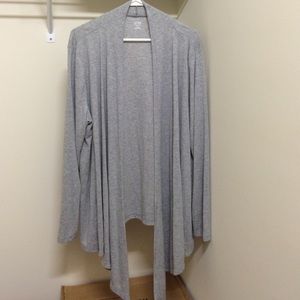 Unstructured gray sweater