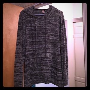 Mossimo slit in back hoodie.