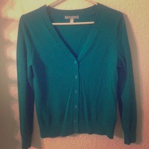 Green Banana Republic button up cardigan