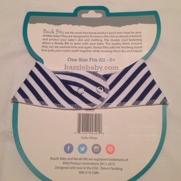 Bazzle Baby Banda Bib - Picture 2 of 2