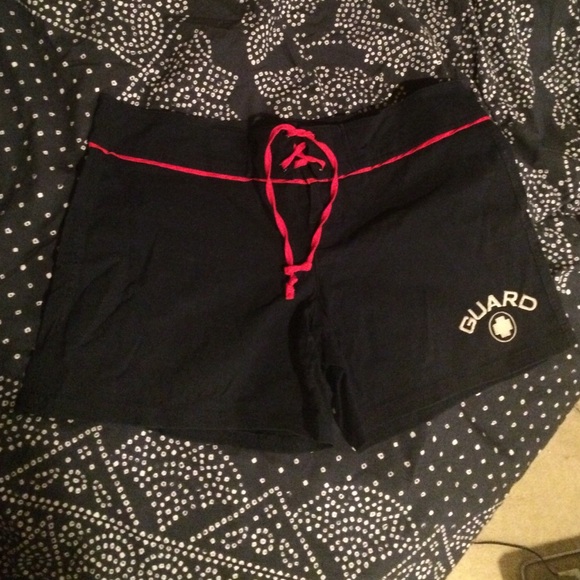 TYR navy lifeguard shorts