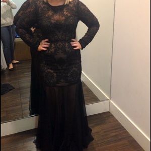 Bcbgmaxazria Tatiana Long-Sleeve Embroidered Dress