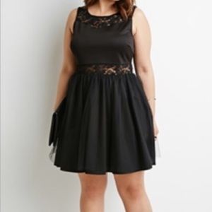 Black lace dress