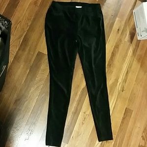 Black,  velour leggings