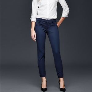 GAP ankle pants navy