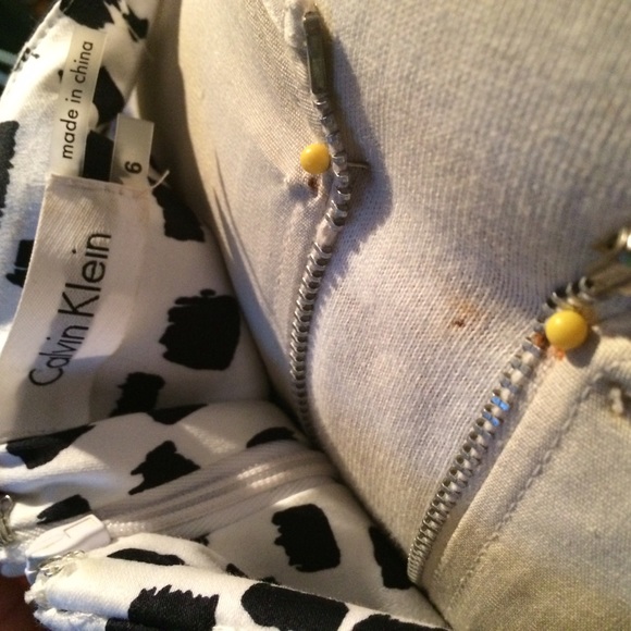 ‼️SALE‼️ Navy & white CK Dress DONATED AT 5 PM EST - Picture 4 of 4