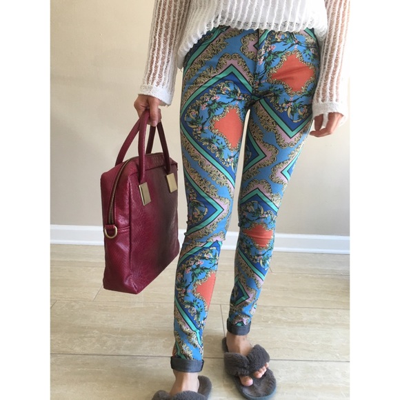 Topshop pattern pants - Picture 3 of 3