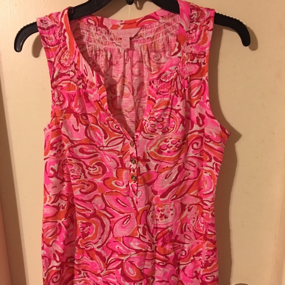 Lilly Pulitzer sleeveless essie tank
