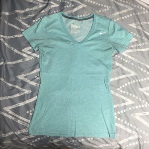 Baby Blue Nike Vneck (Women's XS)
