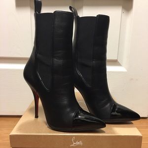 Black Christian Louboutin booties