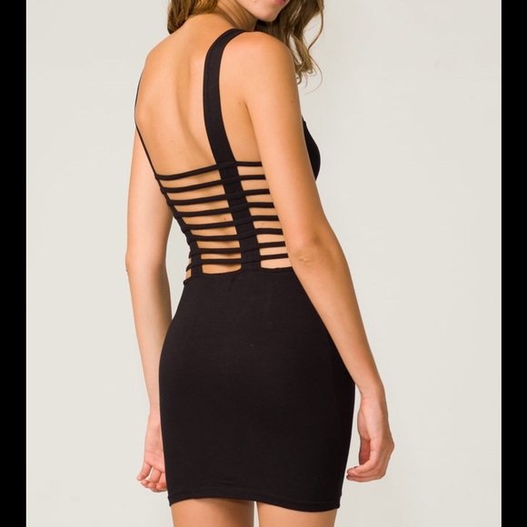 Motel Rocks Dresses & Skirts - MR "Leslie" Cage Back Bodycon⭐️