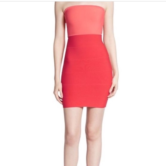 NWOT BCBG MAX AZRIA ALYONA COLORLOCK BANDAGE DRESS