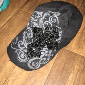 Black bling hat&Turquoise Hat BUNDLE