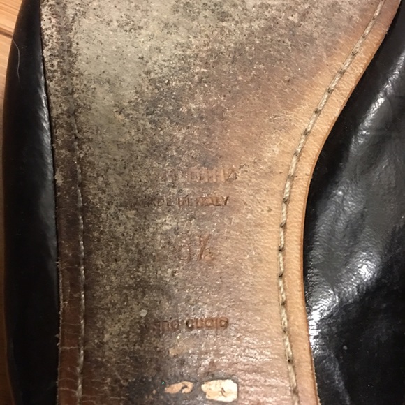 Miu Mui black patent flats - Picture 3 of 4