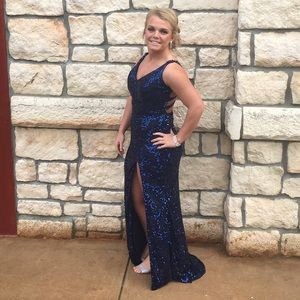 Royal blue Prom dress
