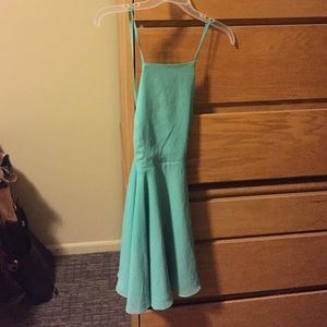 Silence + Noise open back skater dress