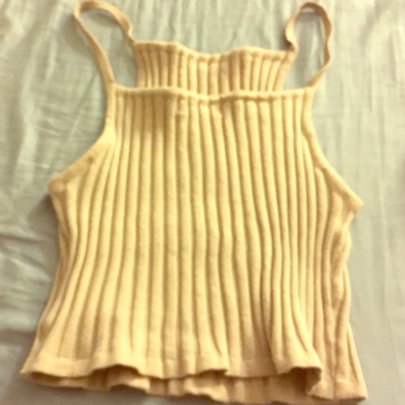 Cream/Tan Tank Top - Picture 1 of 1