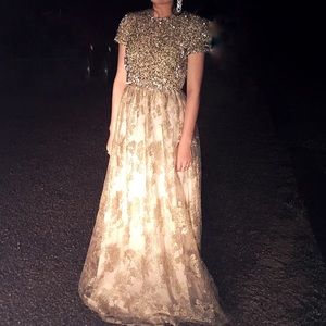 Gold sequence dress!!!