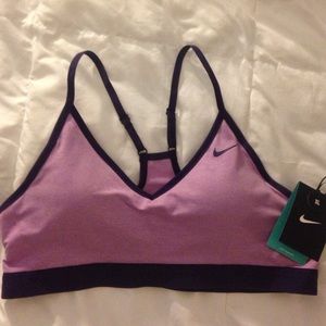 SOLD Nike Pro 360 Support Purple Sports Bra XL