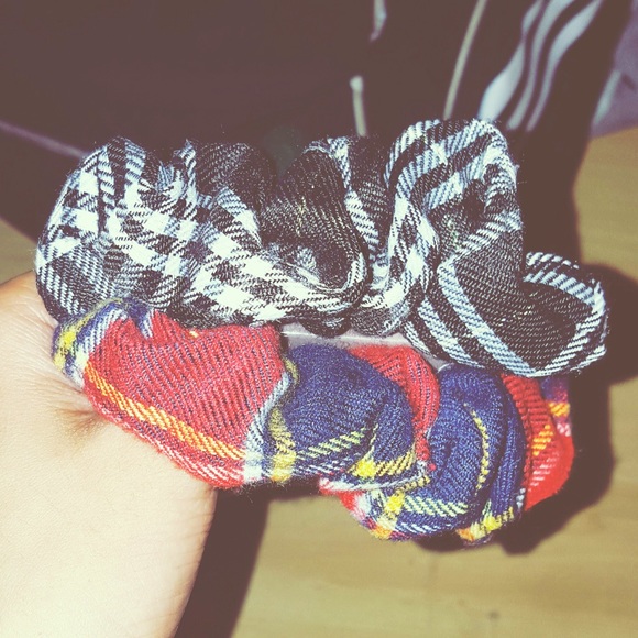 Plaid Scrunchies