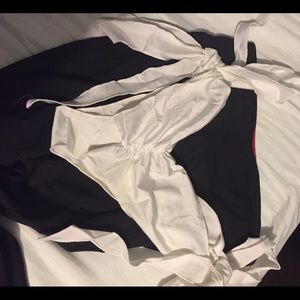 White sexy stripper bottoms