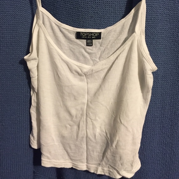 Sexy white crop tank