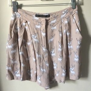 High waist flowy shorts